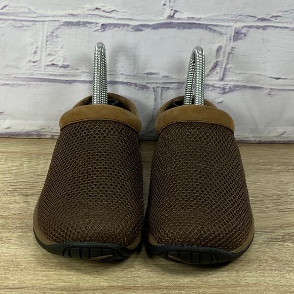 Merrell Encore Bypass 2 Brown Mesh Clogs Women's Size 7 Comfort Slip On Shoes - Picture 2 of 8